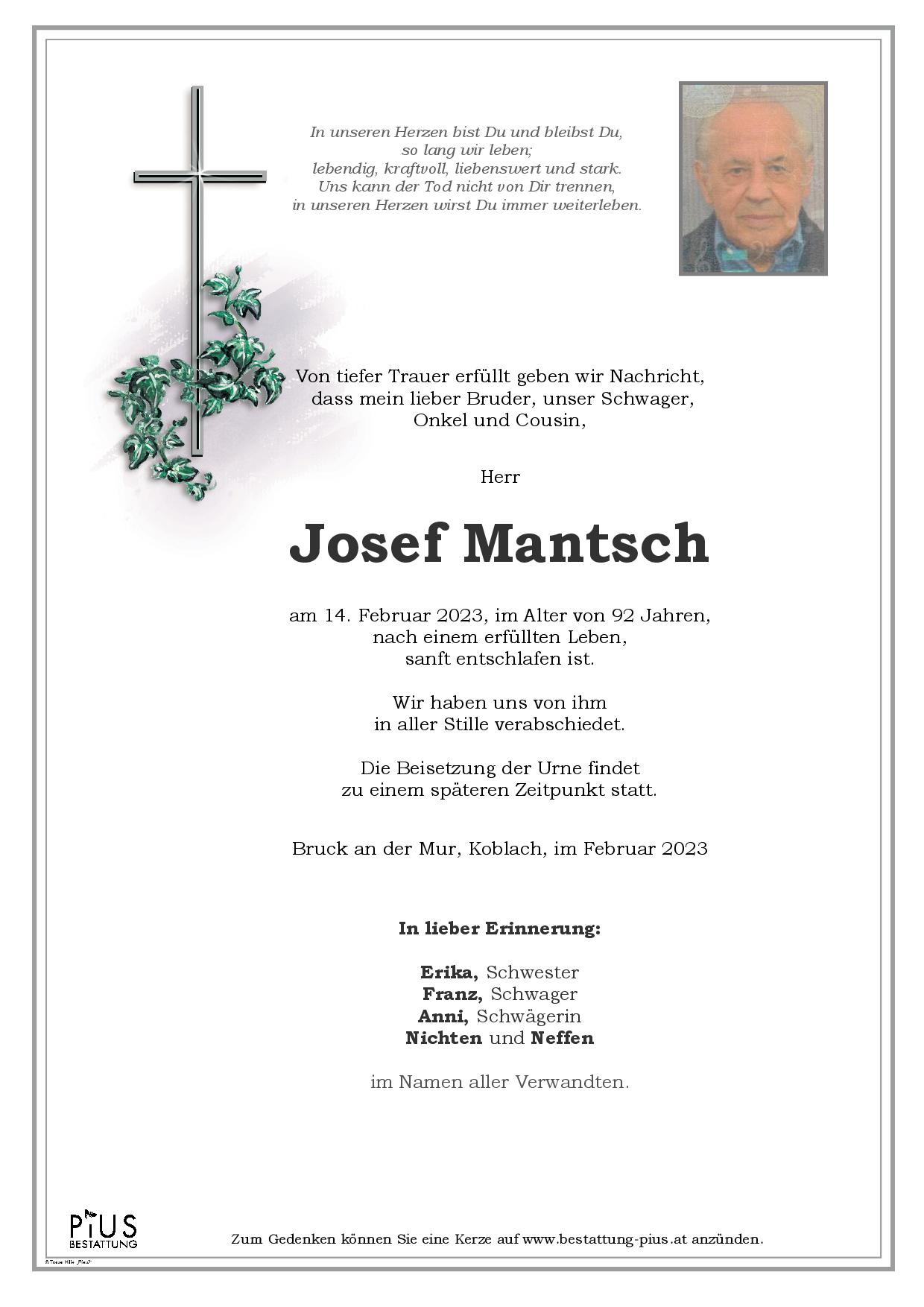 Josef Mantsch